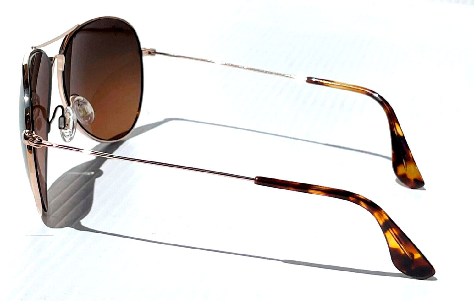 Pre-owned Maui Jim Mavericks Gold Polarized Hcl Bronze Lens Sunglass Hs264-16