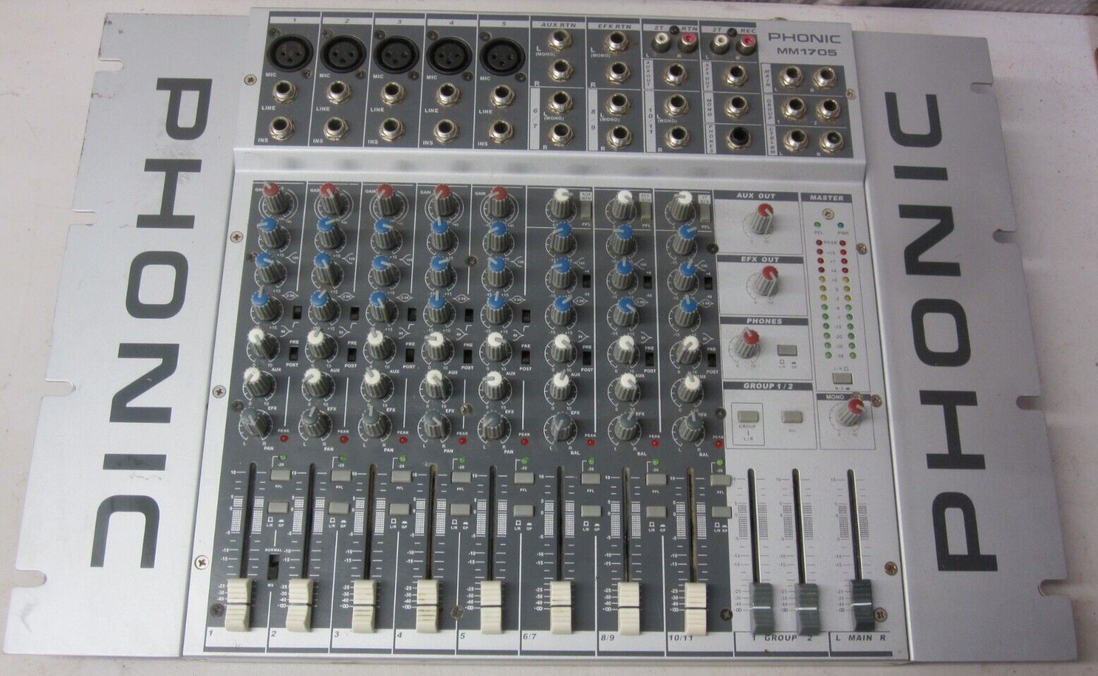 フォニック　Phonic アナログミキサー　MM1705 Phonic MM1705 Small Format Mixer Sound Board | Reverb