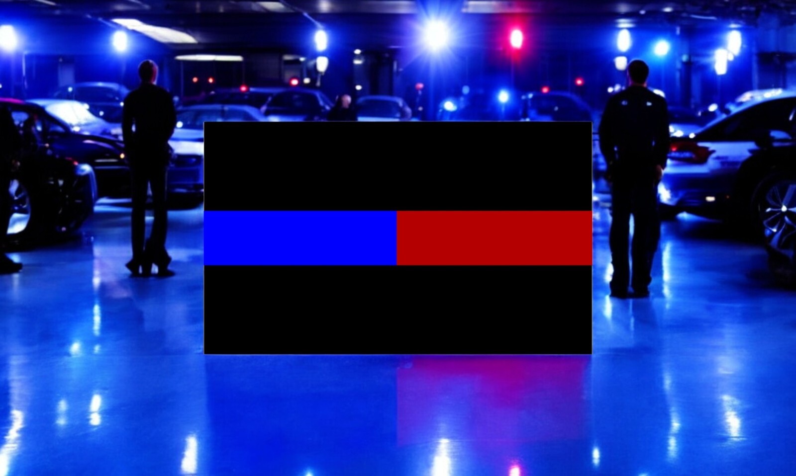 Thin Blue Line Decal Thin Red Line Decal Police Firefighter Reflective Decal
