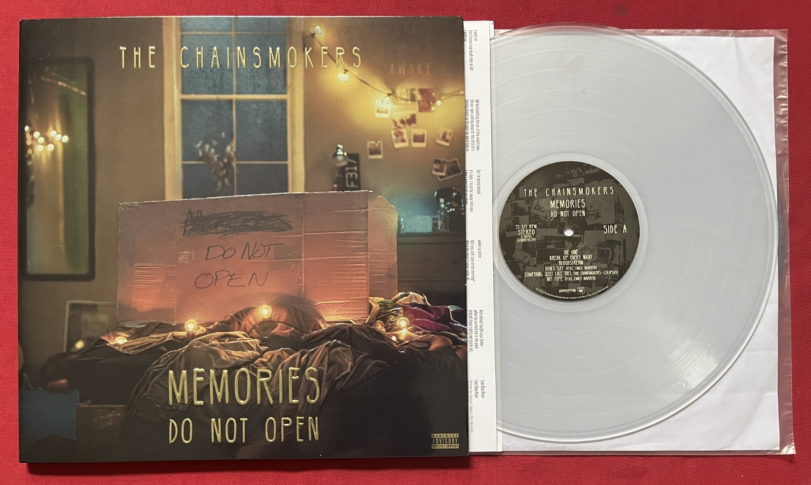 激レア‼︎ The Chainsmokers - Memories レコード THE CHAINSMOKERS~MEMORIES DO NOT OPEN LP (2017) RARE LIMITED