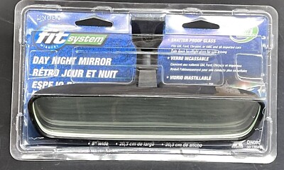 K Source 8'' Day Night Rear View Mirror Replacement Shatterproof Glass Universal
