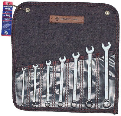 705 Combination Wrench Set 12 Point, 1/4'' - 5/8'' (7-Piece)