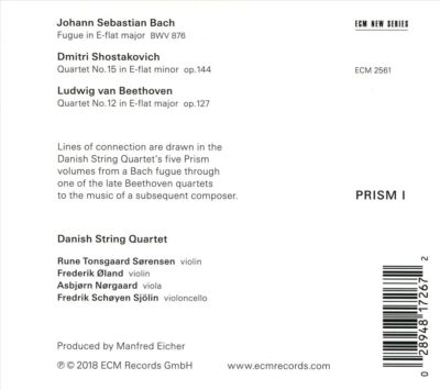 DANISH STRING QUARTET PRISM I: BEETHOVEN, SHOSTAKOVICH, BACH NEW CD
