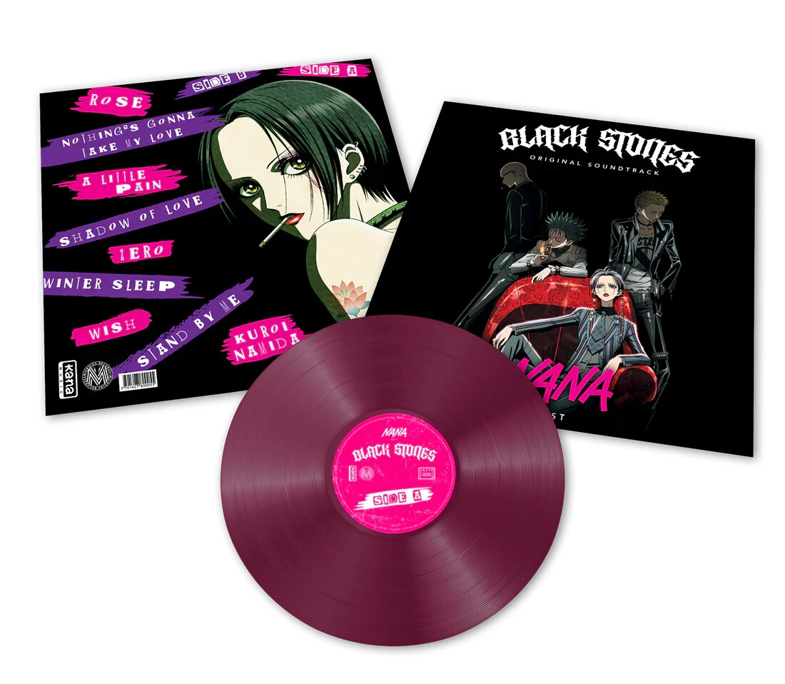 NANA BEST BLACK STONES アナログ盤 未開封新品 送料込 NANA Black Stones Best Collection Anime Vinyl Record