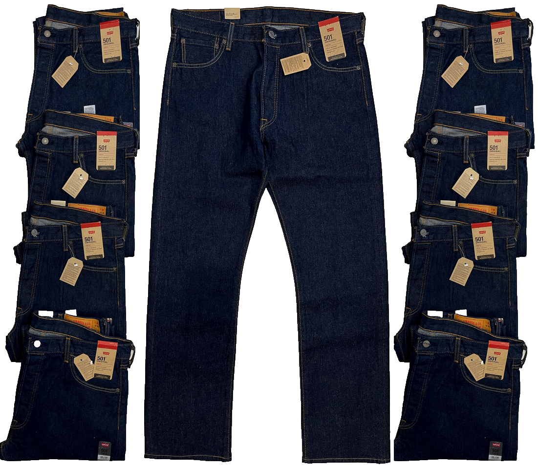 パンツ LEVI'S 501 ORIGINAL DENIM 00501-2331 Levis 501 Original Fit Mens Stretch Jeans Sizes: 36, 38 Dark