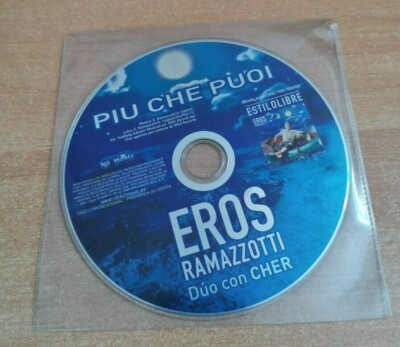 EROS RAMAZZOTTI & CHER Piu che puoi VERY RARE SPAIN PROMO CD SINGLE PICTURE CD