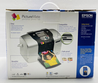Epson PictureMate C11C623001 Digital Photo Inkjet Printer