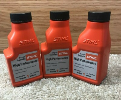  STIHL High Performance Oil 50:1 2-Cycle 2.6 oz  Per 1 Gal Mix 2.6 ounce 3 PACK 