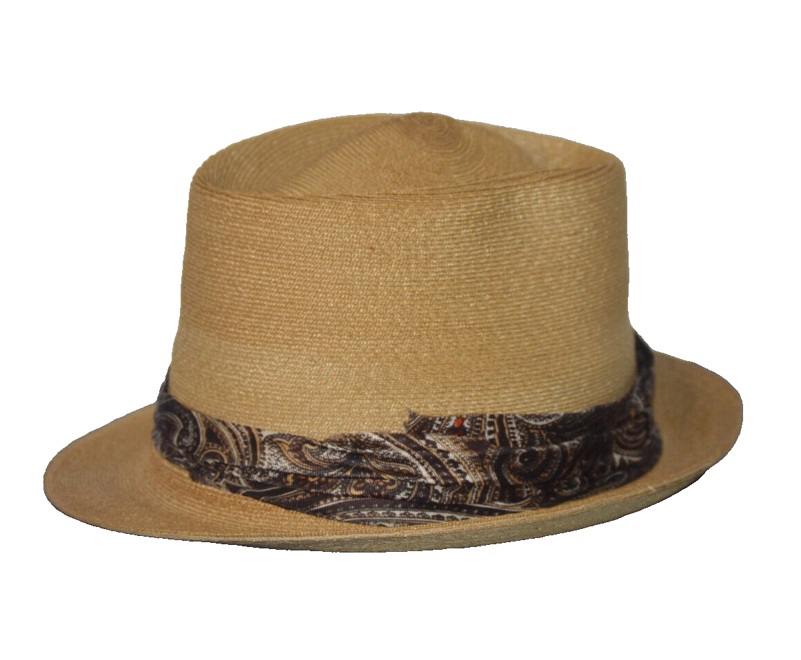 帽子 Vintage cavanagh straw hat Milan 7 1/2 Vintage Cavanagh Hats Of New York Straw Boater Hat Littler