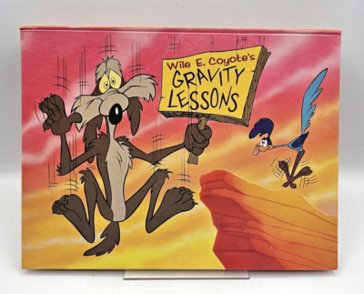 Road Runner Gravity Lessons Pop Up Book 1996 WB Looney Tunes Wile E Coyote