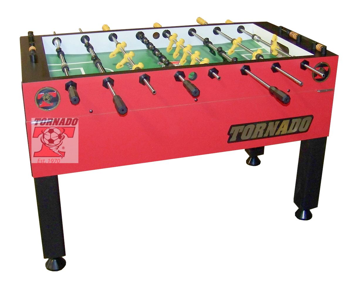 Tornado T3000 Foosball SINGLE goalie RED FREE 6 pack of Tornado