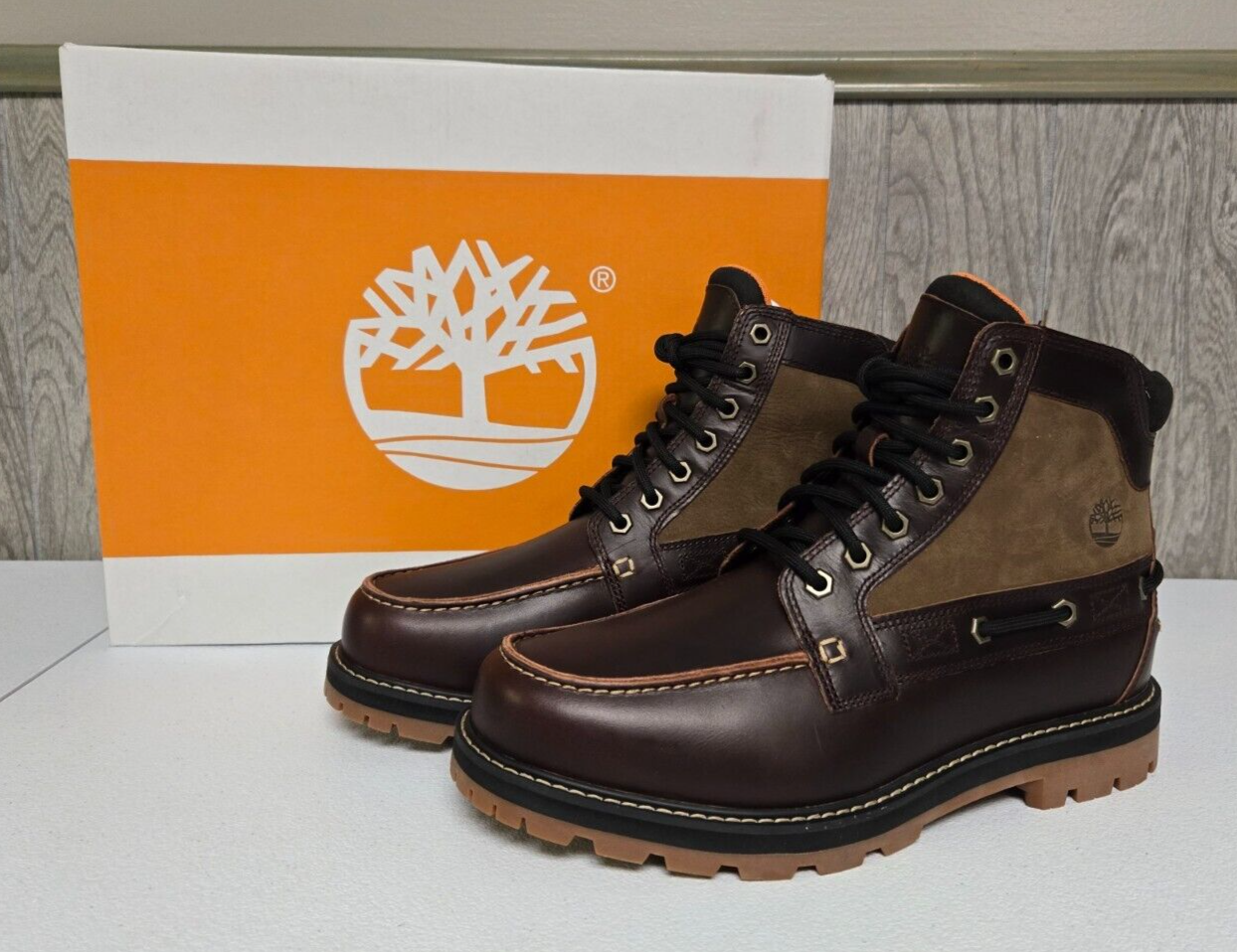 靴 TIMBERLAND 307ST BURGUNDY Timberland 6-Inch Field Boot Men's Burgundy