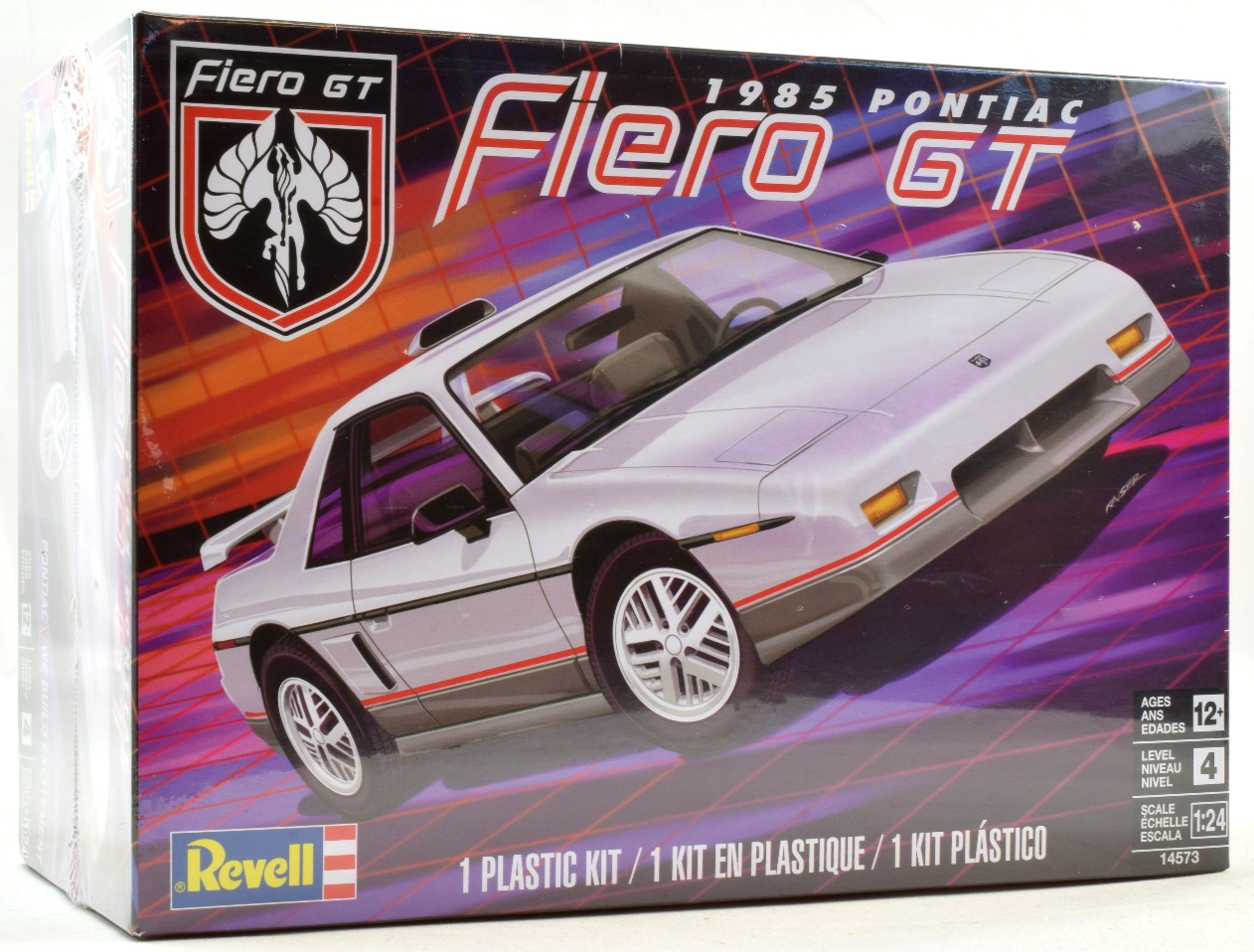 Revell 1985 Pontiac Fiero GT 1/24 Scale Plastic Model Car