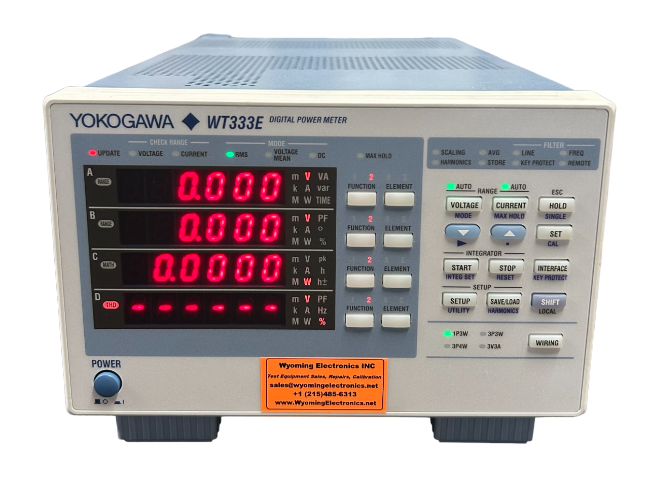 YOKOGAWA WT333E Digital Power Meter W/ OPTIONS | eBay YOKOGAWA WT333E Digital Power Meter W/ OPTIONS | eBay