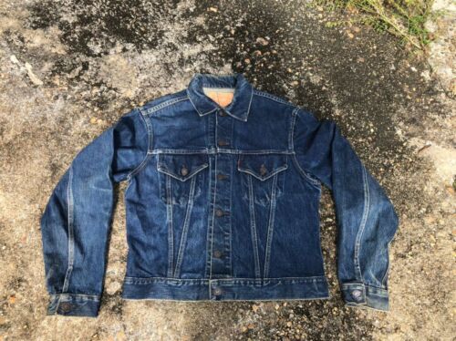 Vintage Levi’s 557XX 1st Model Type-3 BigE 60’s Jacket Blue Blue Indigo  Size-42