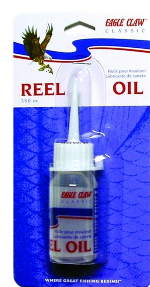 Eagle Claw Classic Fishing Reel Lubricant Oil 7/8 Oz Drip Bottle REELO