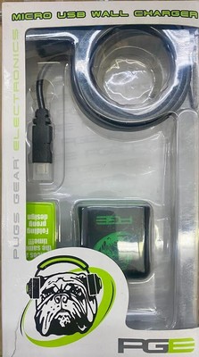 PUGS GEAR ELECTRONICS PGE Mico USB Wall Charger