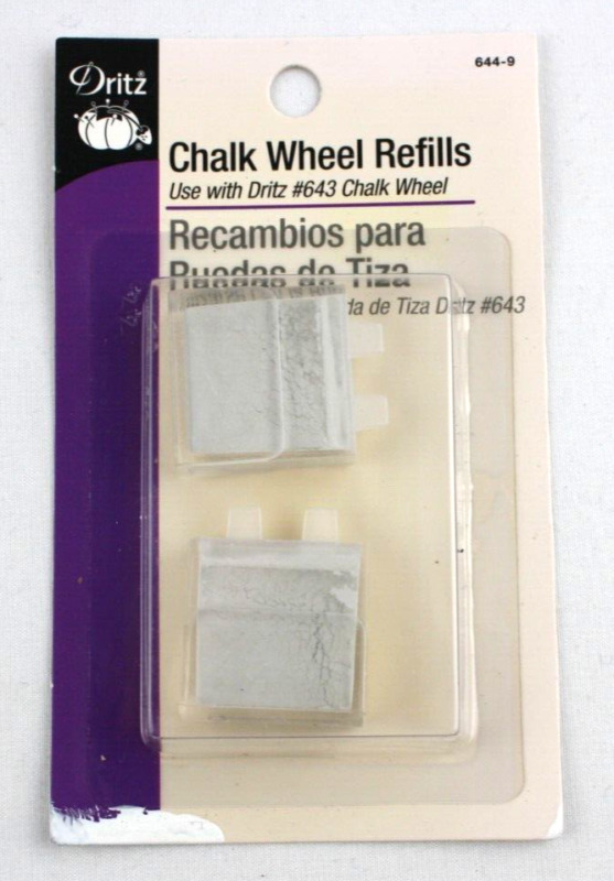 Dritz Chalk Wheel Refills Use #643 Chalk Wheel (2) White