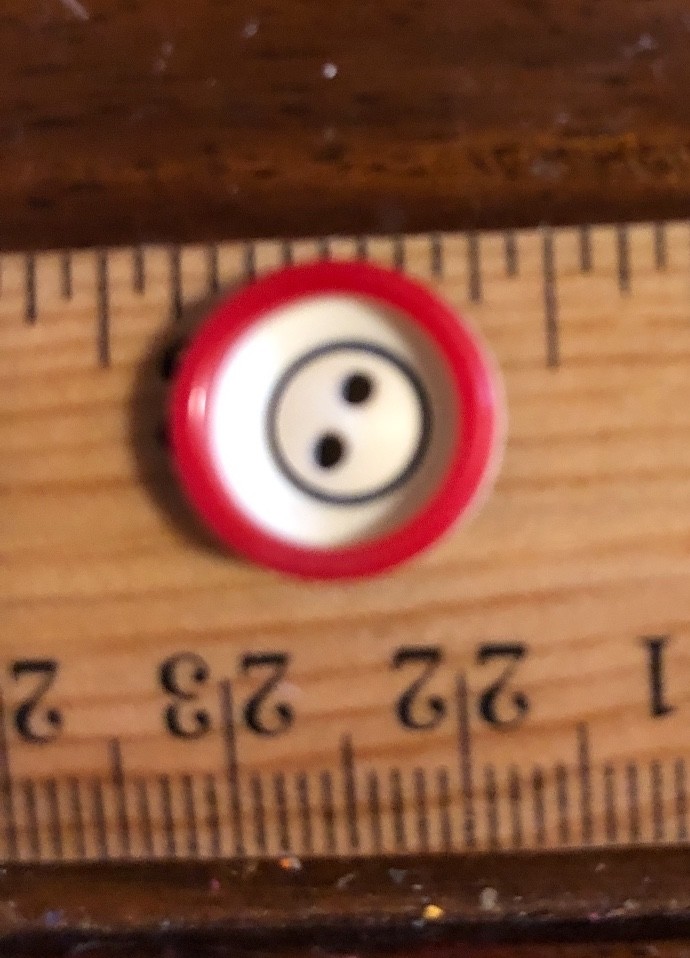 9 Vintage Large Decorative buttons, 1/2