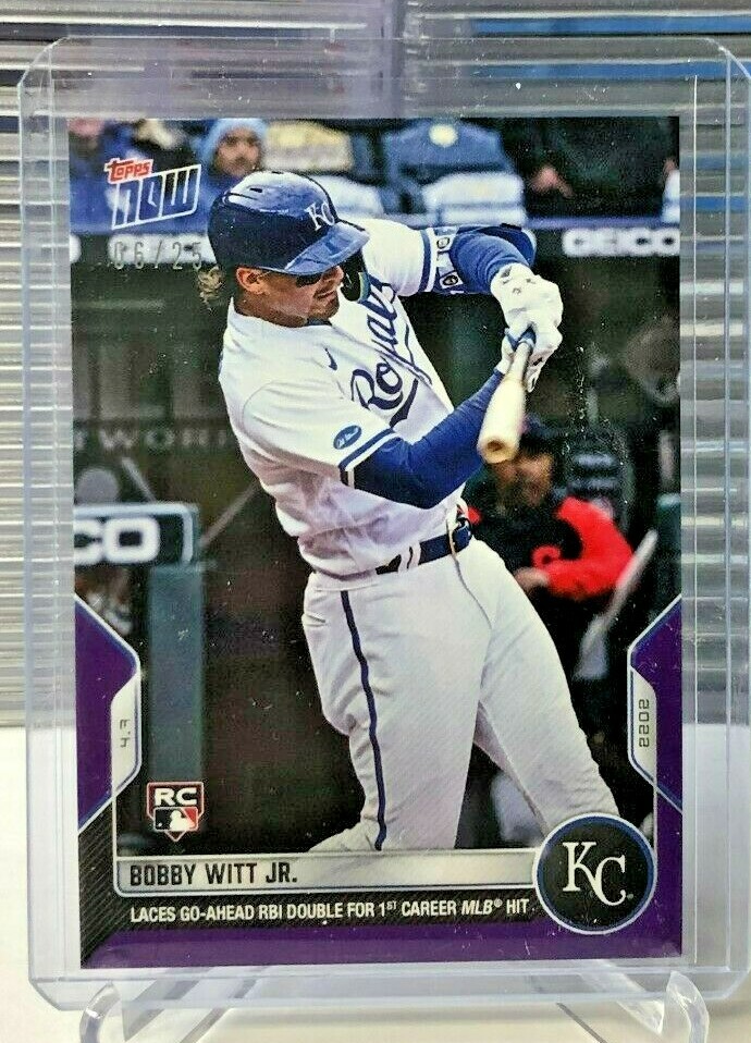 2022 Topps Now - BOBBY WITT JR. - PURPLE PARALLEL - RC #06