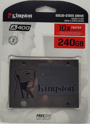 Kingston A400 240GB SATA 3 2.5'' Internal SSD SA400S37/240G - HDD Replacement