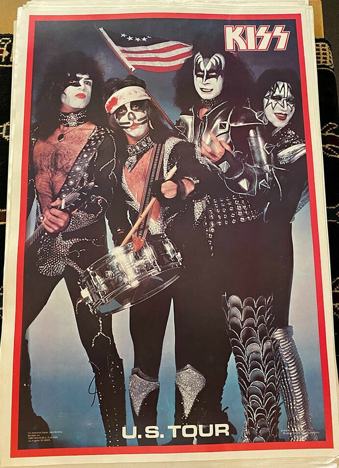キッス（ポスター付き）、KISS キッス 写真集 KISS 大百科事典 ビックサイズ・カラー・ポスター