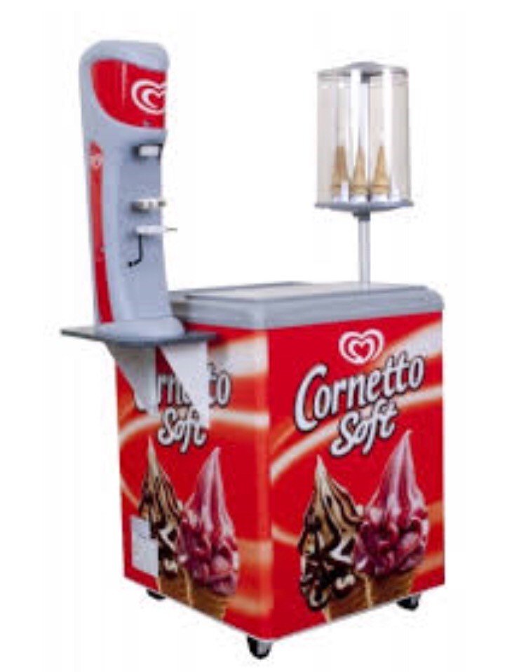 WALL’S SOFTIE ICE CREAM FREEZER, DISPENSER & CONE HOLDER in
