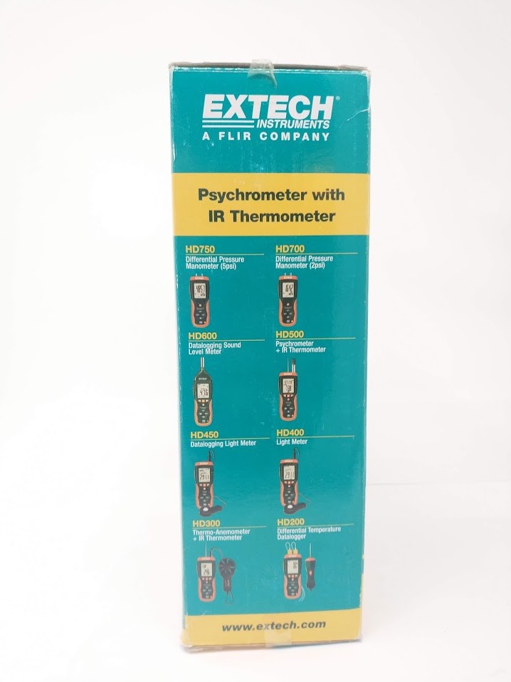 EXTECH HD500 Relative Humidity Meter w/ IR Thermometer