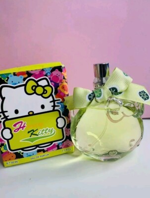 HELLO KITTY 1.7 fl. Oz  Citrus Perfume NEW  in BOX - EAU DE PARFUM - HK Shape 