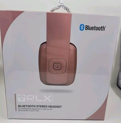 NIB / RLX / Bluetooth Stereo Headset / Rose Gold / Headphones