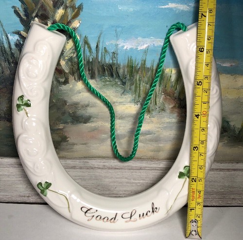 Empire City Casino NY Yonkers Good Luck Horse Shoe Good Luck St Patricks Ceramic