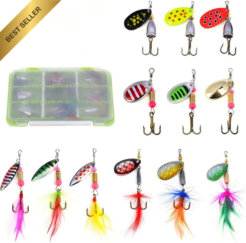 Fishing Lure Spinner Baits for Freshwater and Saltwater,2026 New Bass Trout Fish