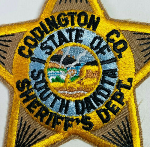 Codington County Sheriff South Dakota SD Patch A1