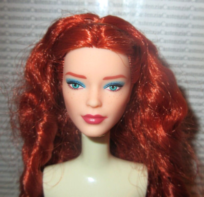 ****HEAD ONLY****** SIGNATURE LOOKS #13 LONG CURLY REDHEAD VICTORIA FACE SCULPT