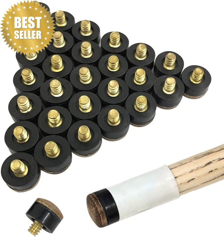 Slip on Pool Cue Tips Billiard Cue Tips Slip-On Cue Tip Replacement