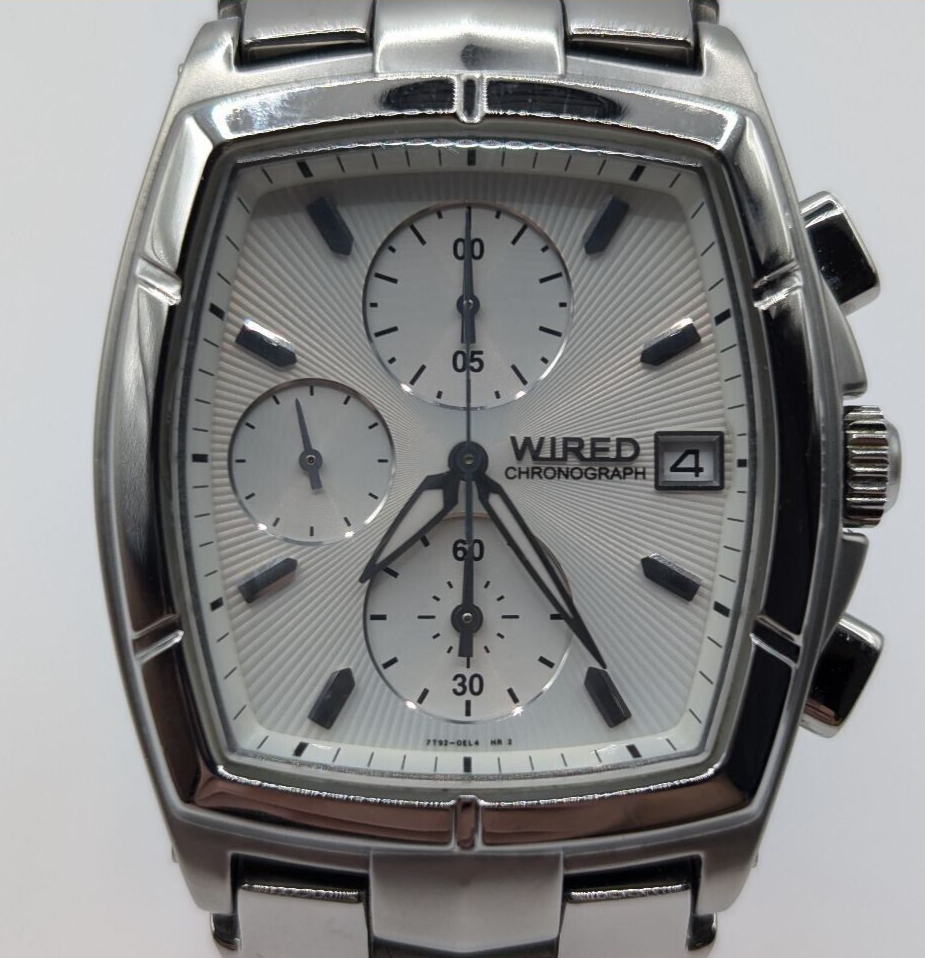 さ Seiko Wired 7T92-0Ea0 Analog Quartz Men Beams Limited