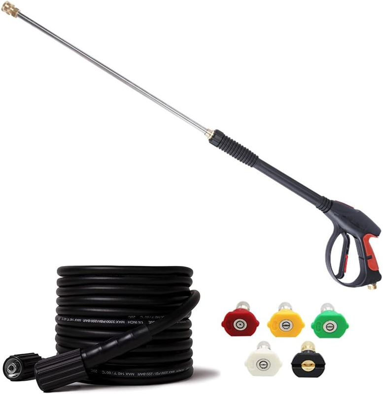 Pressure Washer Gun Hose Kit 4000PSI for Simpson Troy-Bilt Craftsman Honda Ryobi