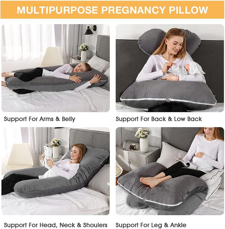 59 Inch Pregnancy Pillow for Sleeping, Maternity Pillow for Pregnant Women, Full