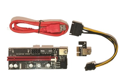 PCI-E 1x to 16x USB3.0 GPU Riser Extender Adapter Card Ver009s 