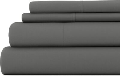  Sabanas Para Cama Queen Size (Gris) - Duerma Mejor Que Nunca Con 