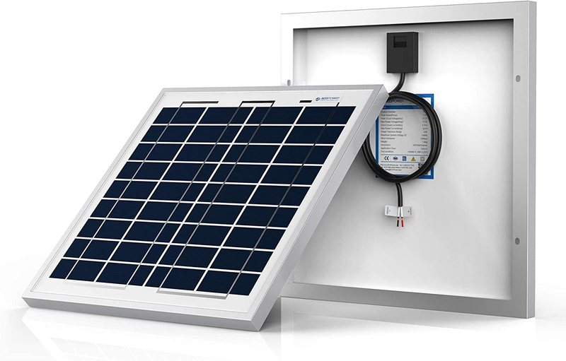 15 Watt Small Solar Panel, 15W 12V Single Solar Panel High Efficiency Polycrysta