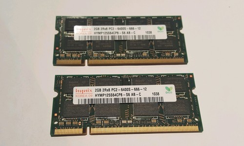 Hynix HYMP125S64CP8- S6 AB- C 4GB(2x2GB) 2Rx8 PC2-6400S-666