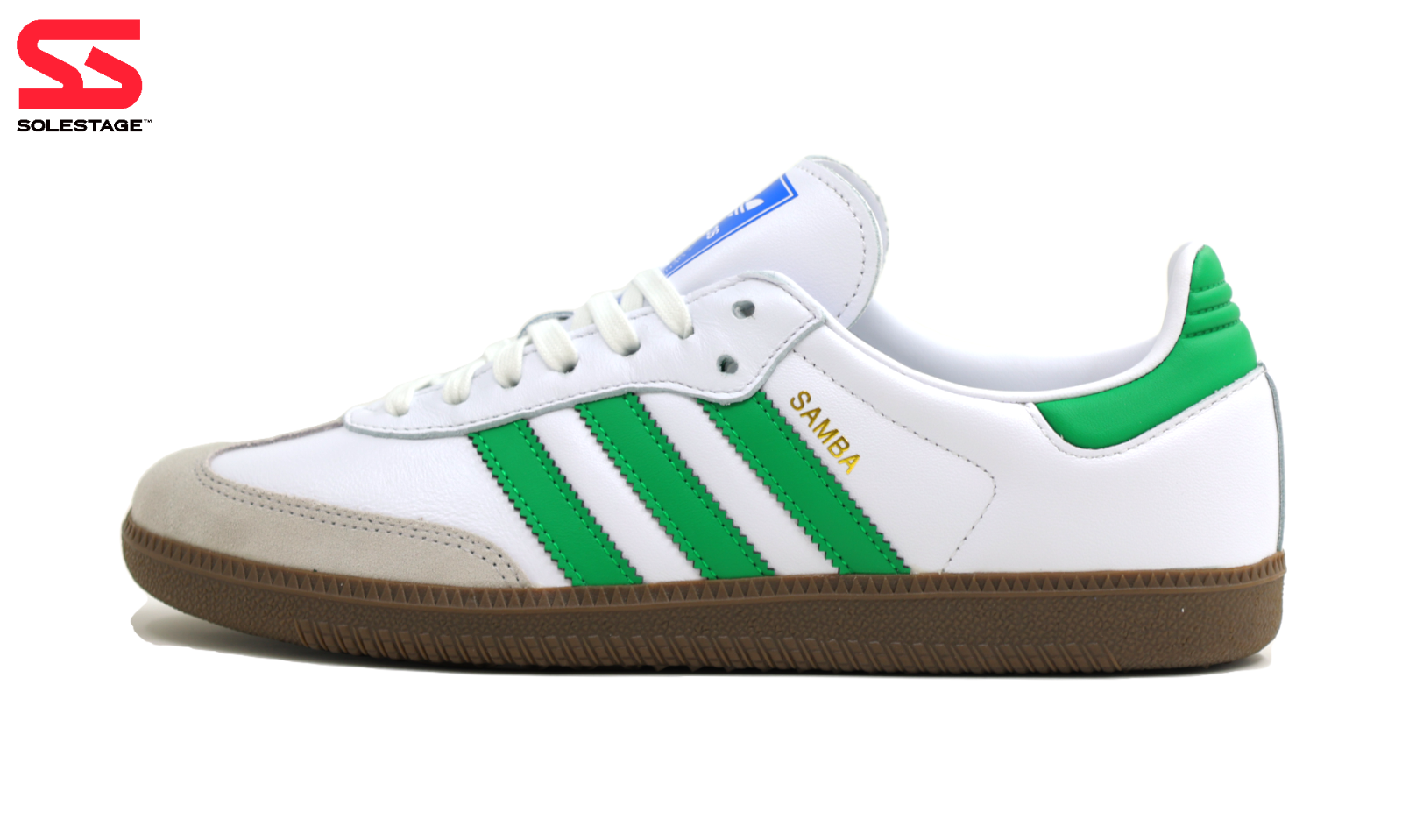 Adidas Samba OG Footwear White Green 2024 (IG1024) Men's