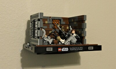 Ultimate Display Solutions wall mount for Lego 75339 Death Star Trash Compactor