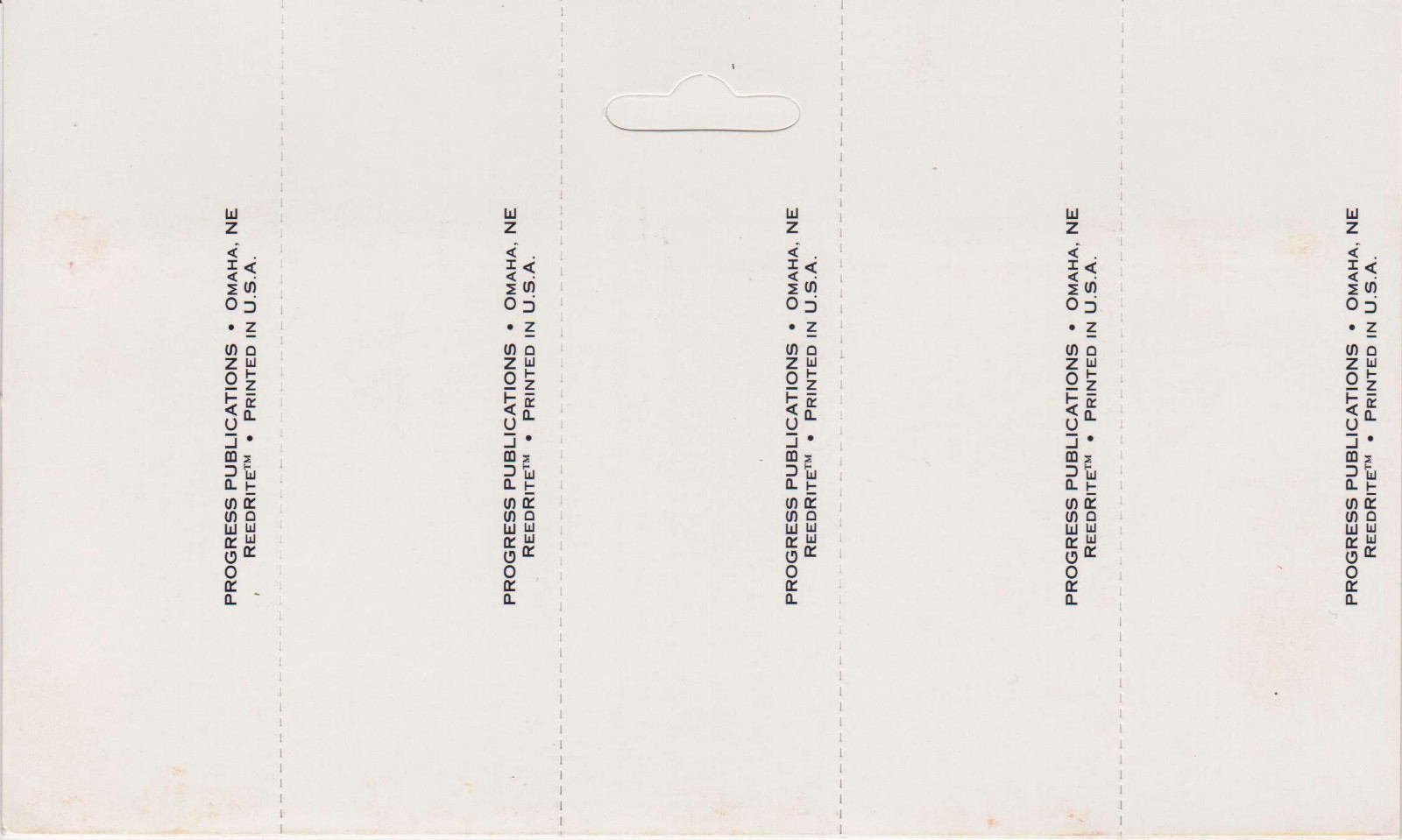 5 X 5 PLACE REED CARDS OR REED SLEEVES 