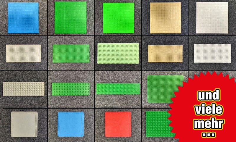 Lego Basisplatte Baseplate Platte 32x32 16x32 8x32 24x32 24x24 16x24
