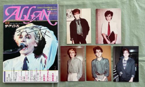 $0 ship! David Sylvian SIGNED Japanese 1982 magazine + 5 x JAPAN photo AUTHENTIC