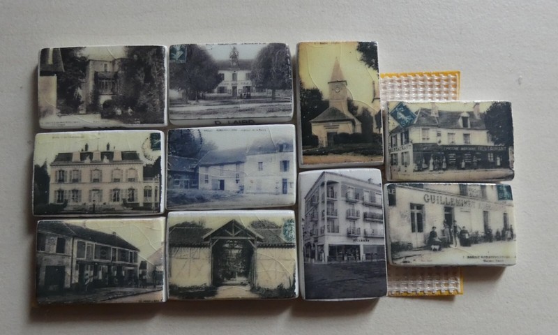 FèVes SéRie Cartes Postales - Bailly Romainvilliers  - Royal Ceram