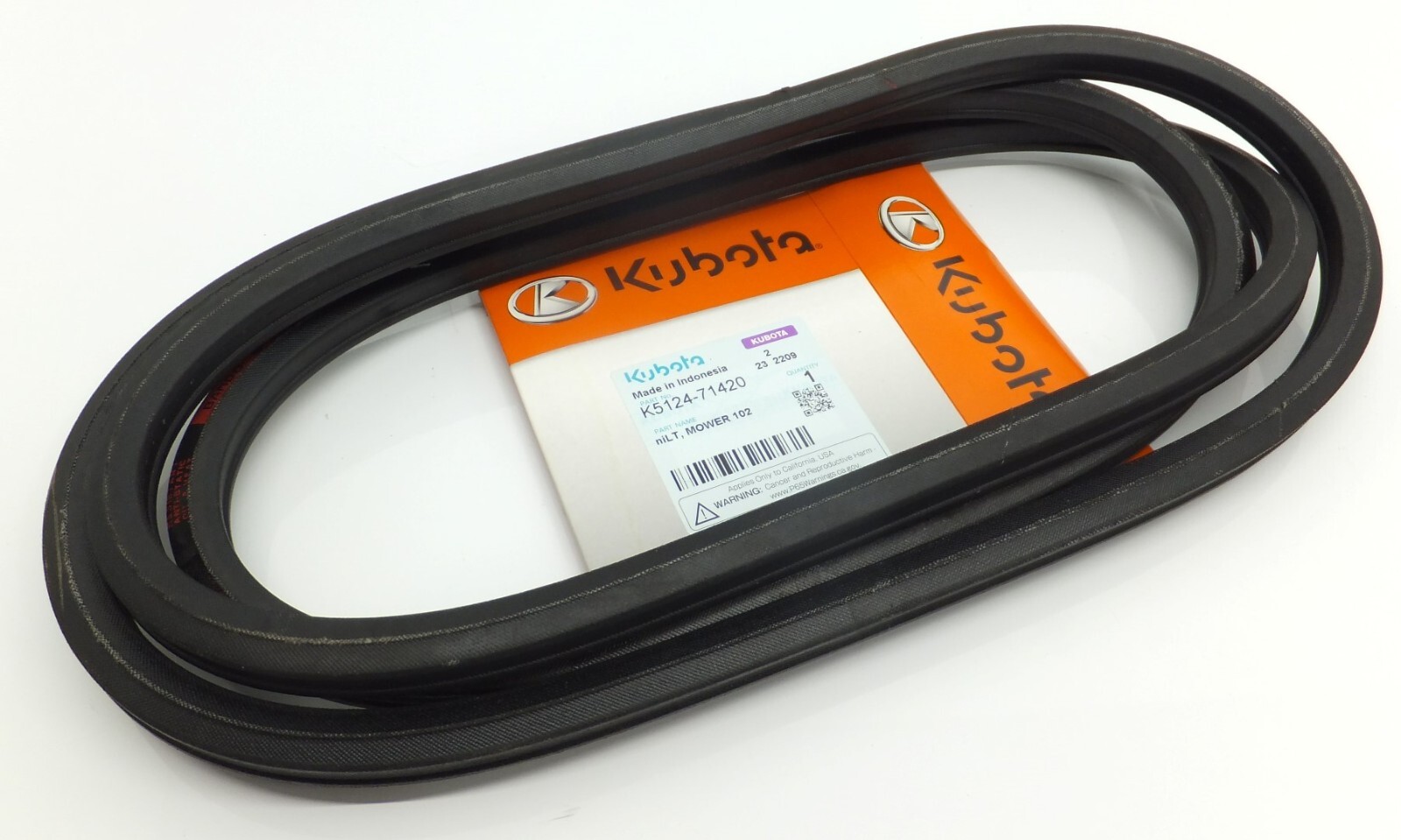 Rasenmäher-Riemen Für Kubota RCK54 – Ersatz Für K5221-71410 | 1,6 Cm X 287 Cm, Auch Passend Für Husqvarna-Modelle