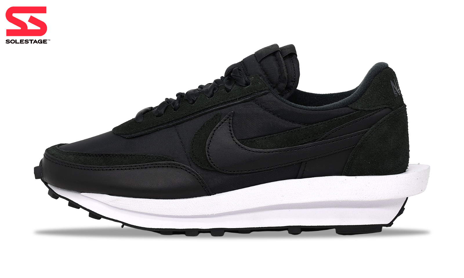 Nike LD Waffle x Sacai Black Nylon 2020 (BV0073-002) Men's Size 4